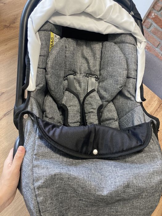 Carucior 3 in 1 + genata + huse de iarna