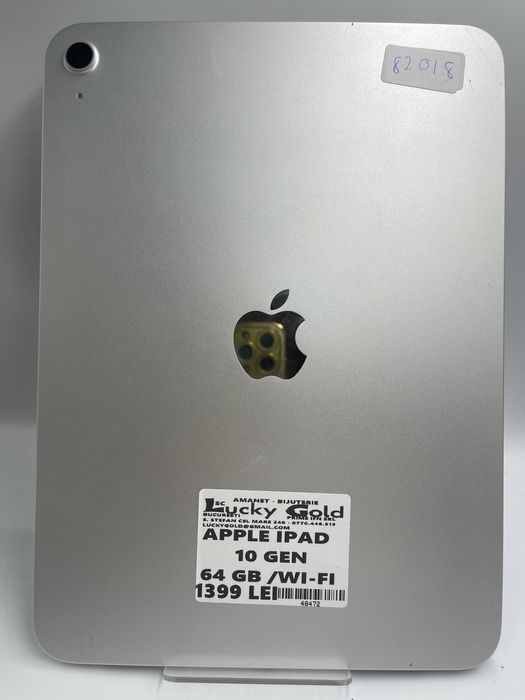 Apple IPad Generatia 10 64Gb/ WI-FI #48472