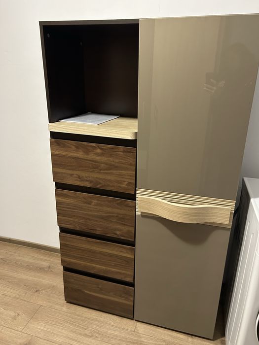 Bibliotecă living Obsession, capuccino