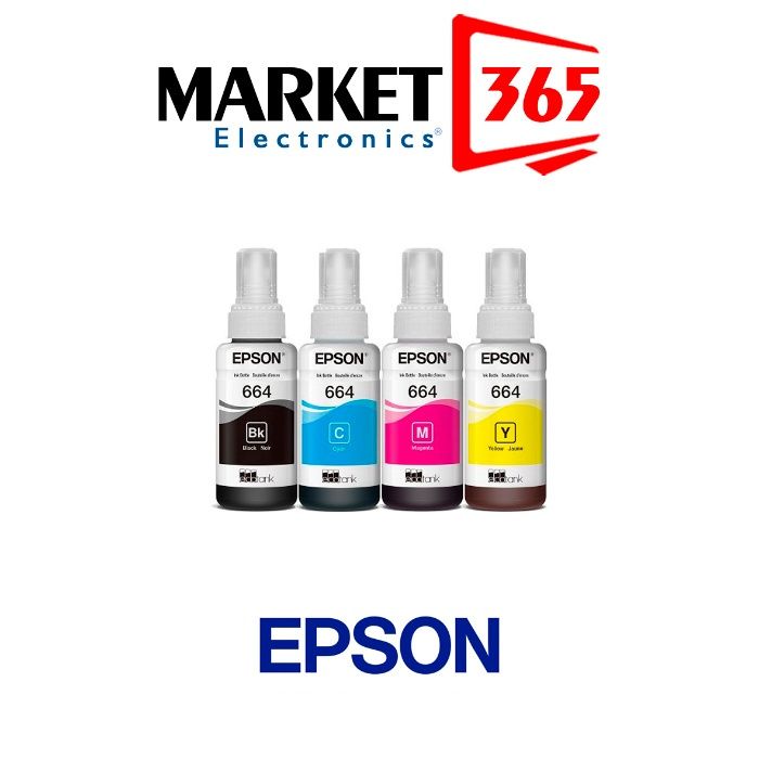 Оригинал! (4шт) Чернила и краска Epson 664 для Принтера