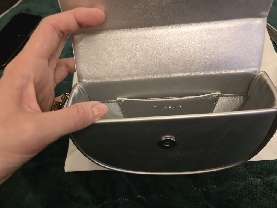 Чанта Zarena естествена кожа