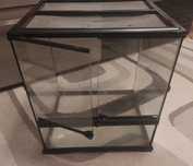 Terariu Sticlă pt Reptile +Broscă Țestoasă +Acespri 45/45/45 Cm