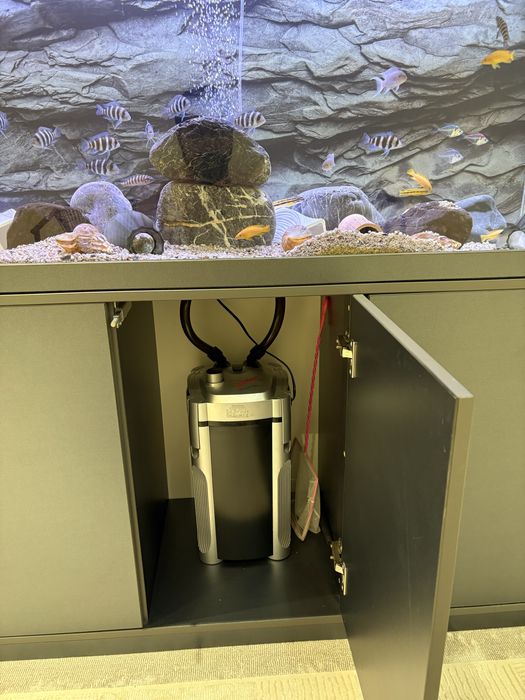 Akvarium 370lt komplekt зур холатда ойнаси 10 лик оптивайт хитой