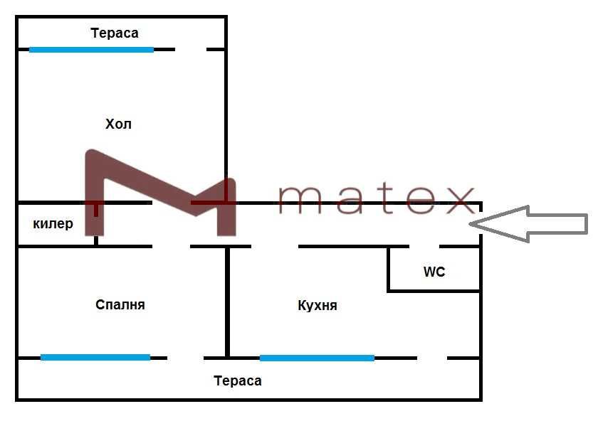 Продава се Тристаен апартамент в Варна, Чайка - 66 кв.м за 2591 €/кв.м - Снимка #8