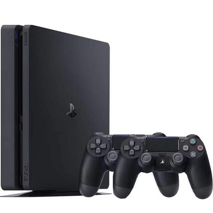 PlayStation 4 slim 1TB + игри + 2 джойстика