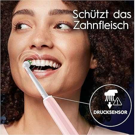 Електрическа четка за зъби Oral-b Pro 1 Розова с калъфче