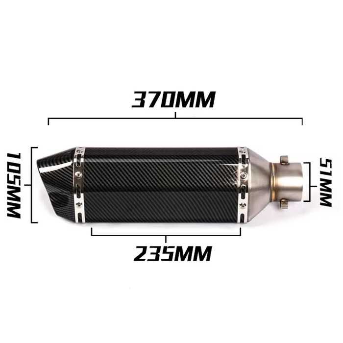 Ауспух за Мотоциклет Akrapovic Гърне Спортно Мотор Скутер Пистов