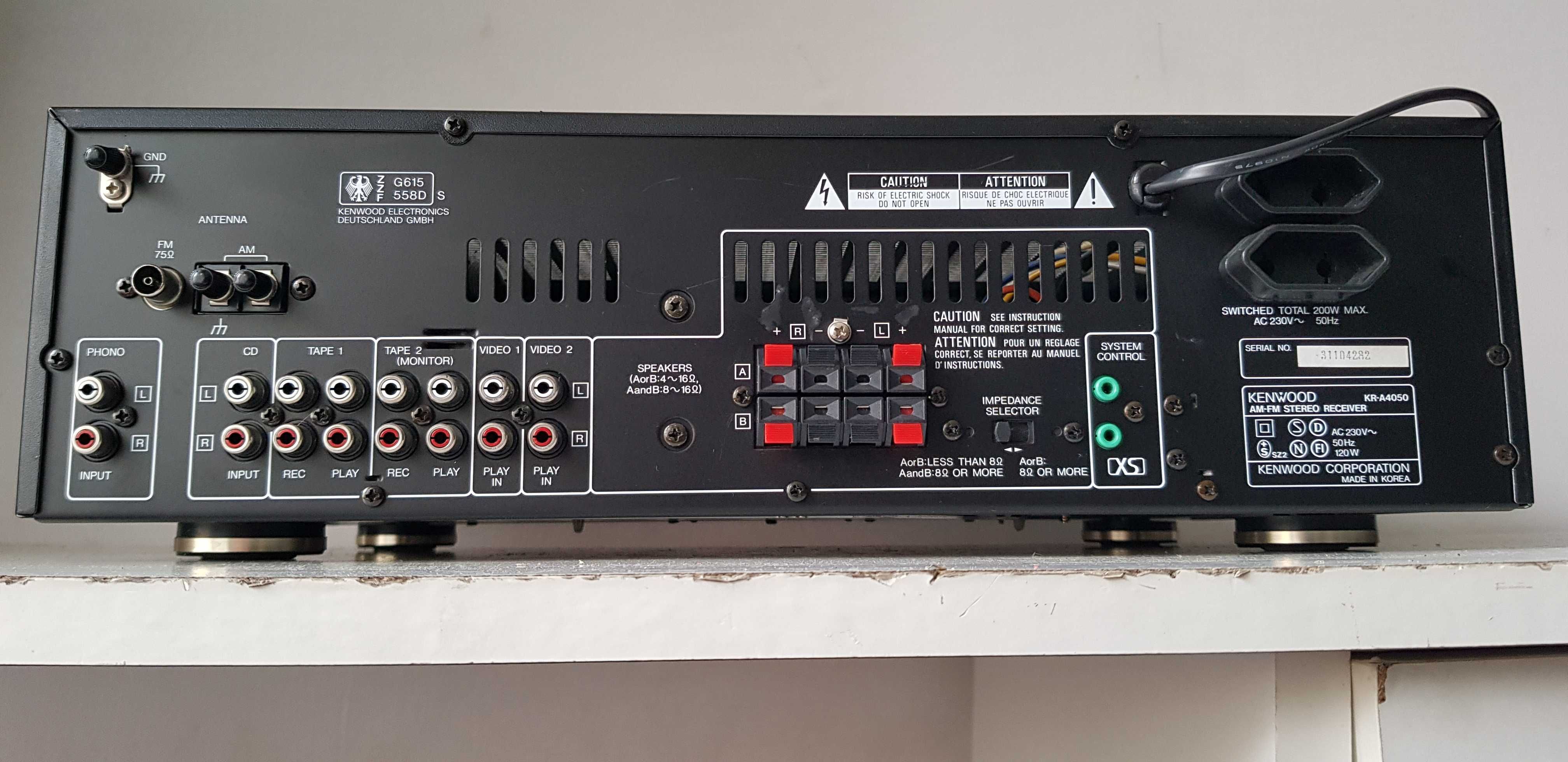 Kenwood KR A 4050 amplificator stereo muzica film timp liber