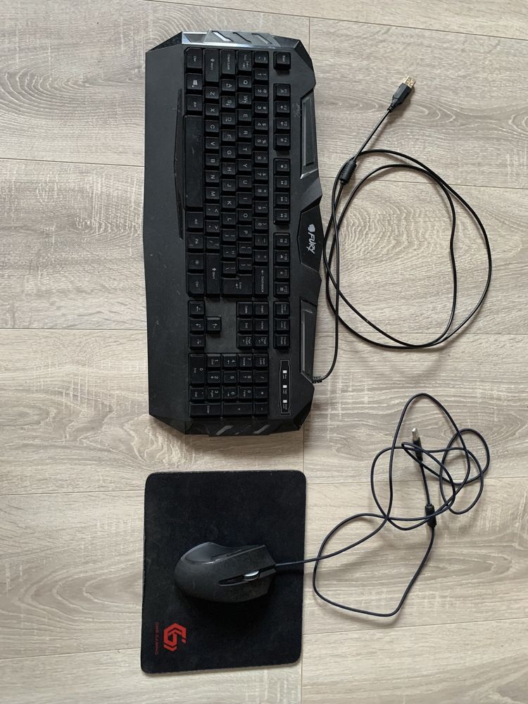 mouse si tastatură gaming+mouse pad