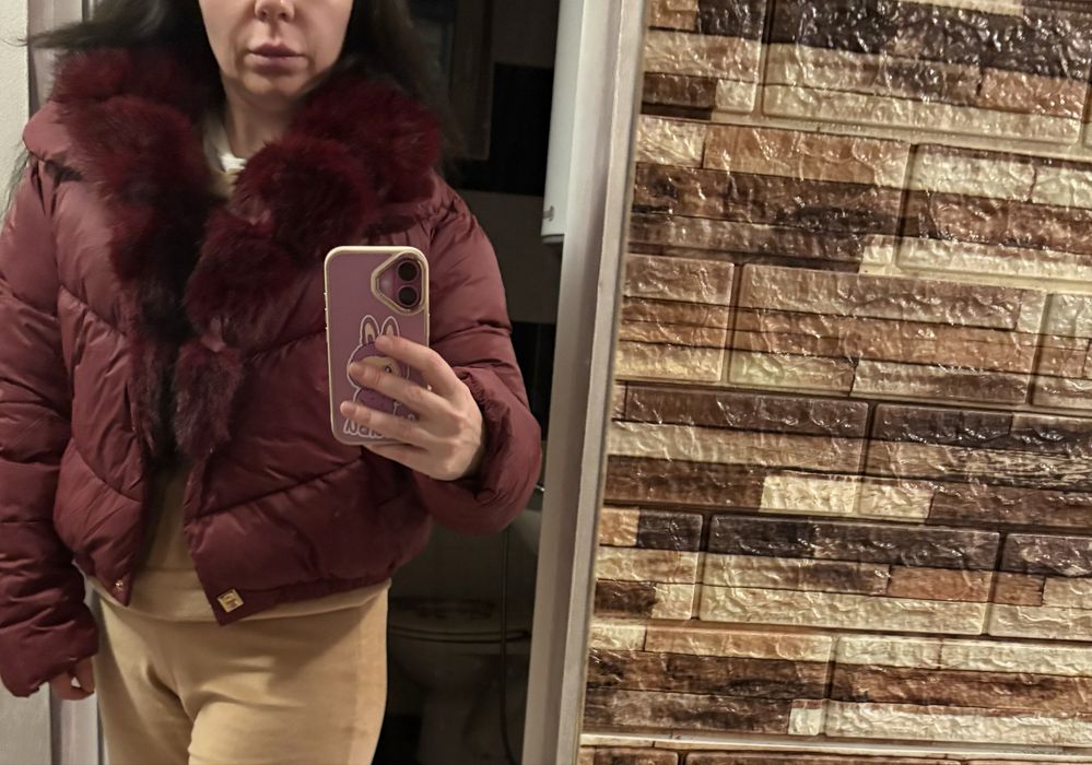 Яке бордо с еко косъм