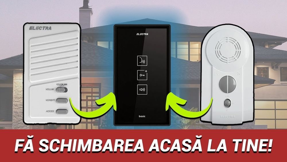 Instalare camere supraveghere, interfoane blocuri, iluminat cu senzori