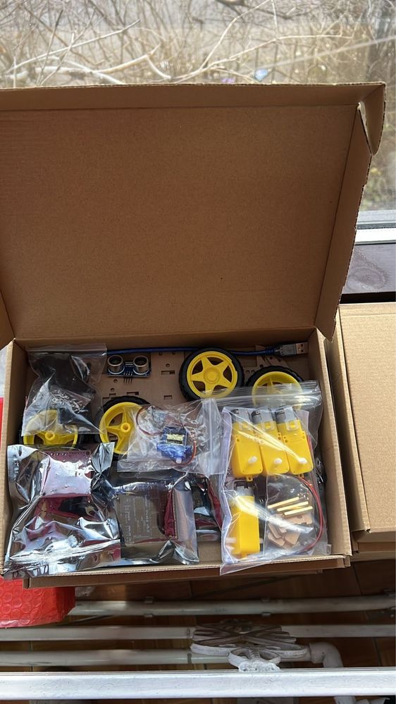 Набор для сборки колесного Smart Car Kit на базе Arduino