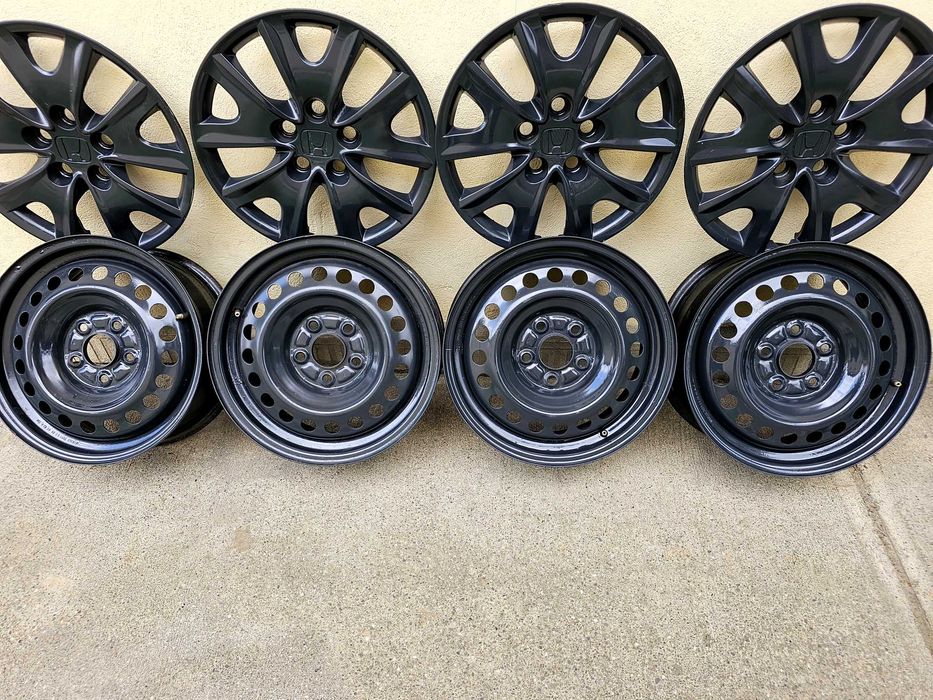 4 Jante R16 oțel Honda + 4 capace Honda inscripționate incluse in preț