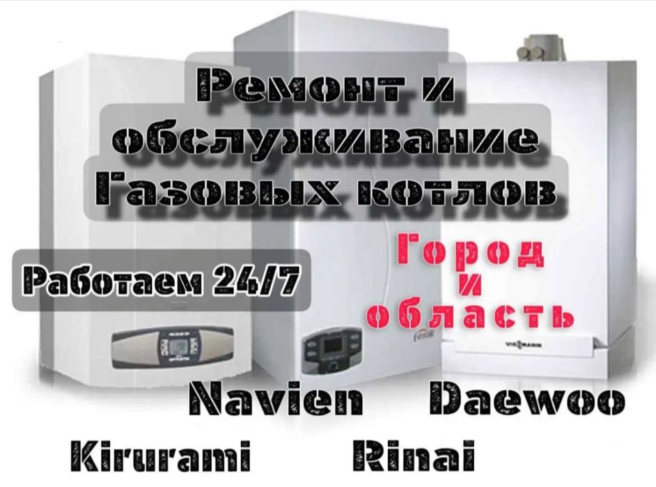 Ремонт и обслуживание газовых котлов,чистка газового котла
