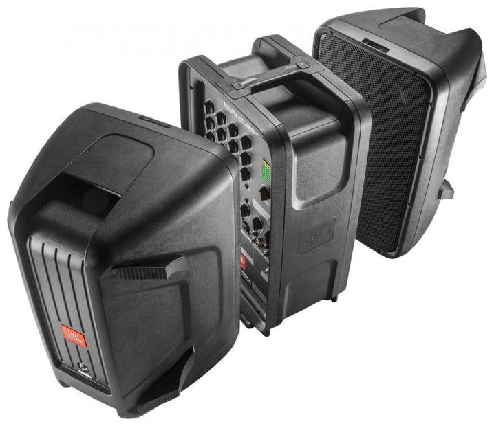Boxe active JBL 300W CU MIXER, portabile
