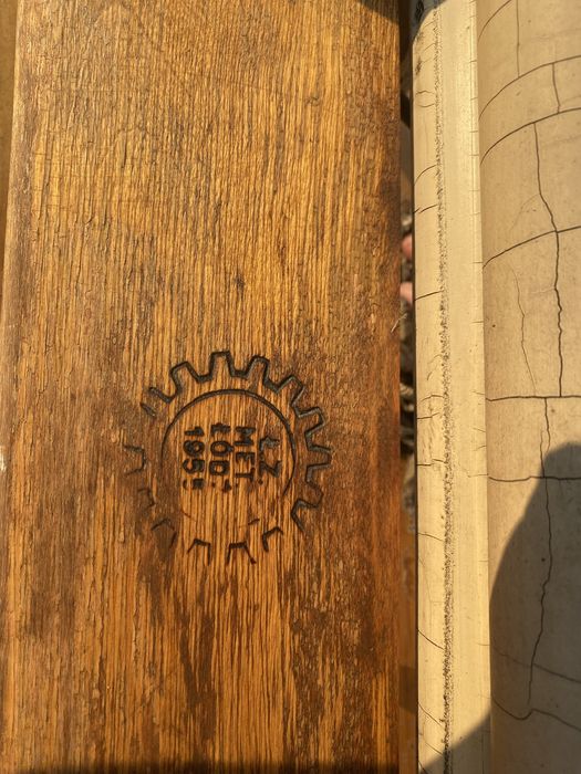 Антикварна метална преса за изстискване на пране