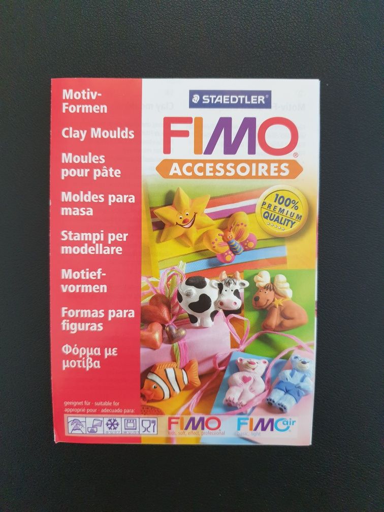 Pasta Fimo alba + matrita Staedtler