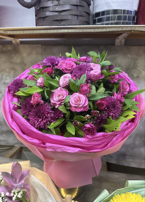 Pionavidniy roza bables buketlar skidka