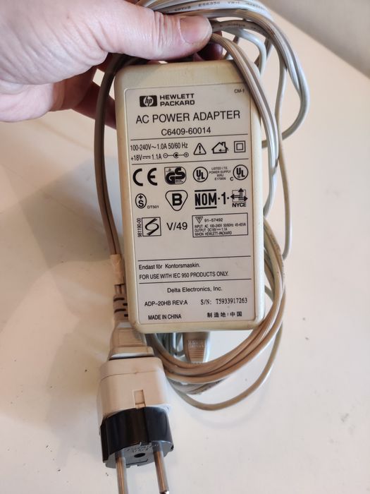 Adaptor Alimentare HP C6409-60014 18V 1.1A original