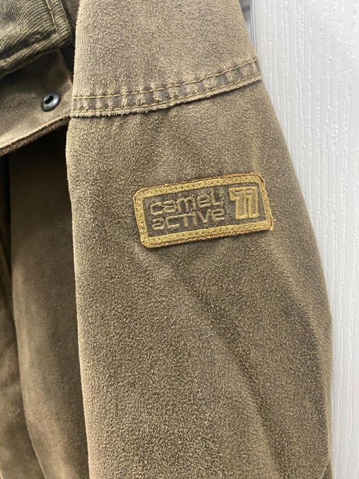 Geacă de piele Camel ,originala , M