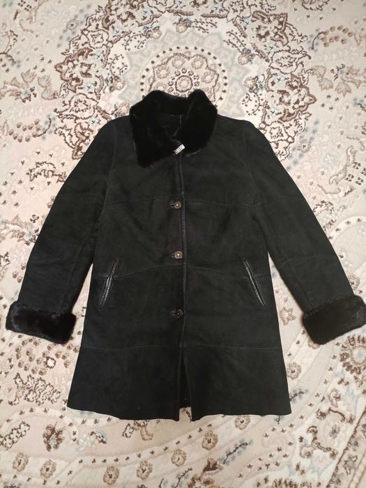 Дублёнка женская черная