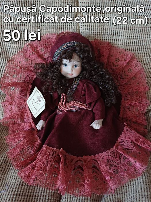 Păpuși porțelan Capodimonte