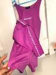Set sport fetițe rochie /pantaloni scurți 134