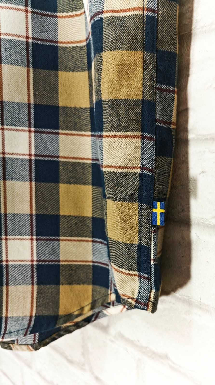 FJALLRAVEN Оригинална мъжка риза с навиващи ръкави размер М