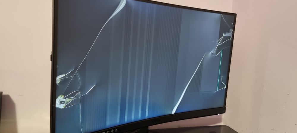 Monitor gaming msi mag27cqr 2k 165hz defect
