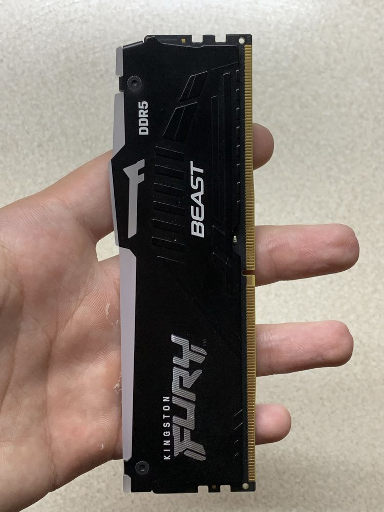 Оперативная память Kingston Fury Beast DDR5 32gb 6000mhz