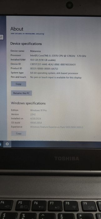 Laptop Thosiba Portege z930-118