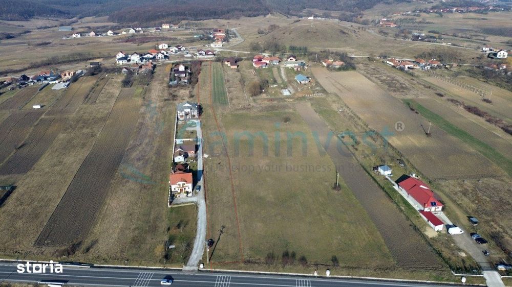 Gaminvest-Teren intravilan dublu front stradal,Hidiselul de Sus V3999