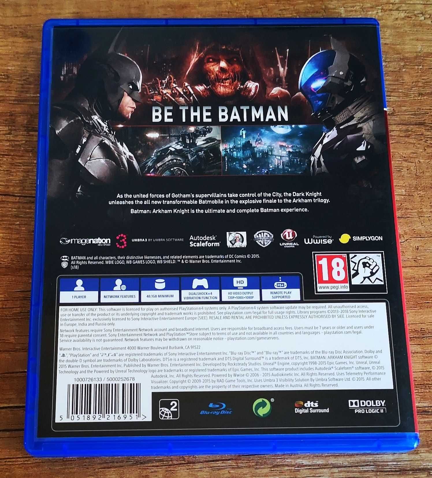 PS4 Batman: Arkham Knight  ПС4