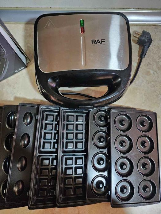 Вафельница-сэндвичница RAF, 6 в 1