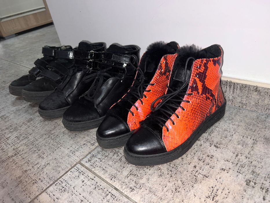 Естествена кожа дамски обувки Shano