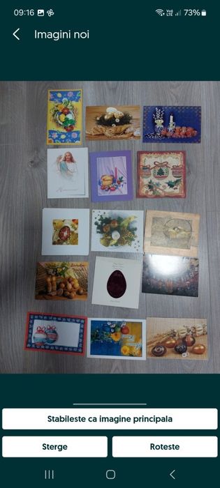 Lot felicitări pentru paste-50 bucati