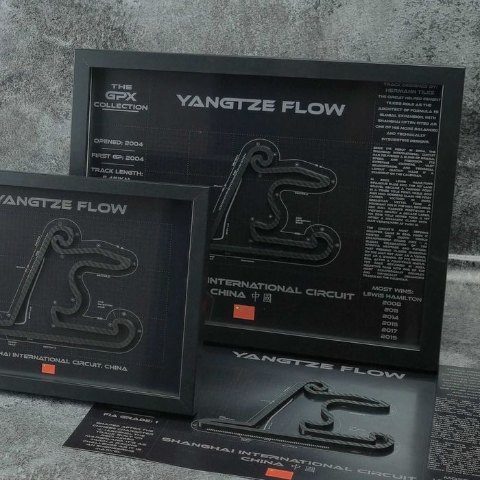 Shanghai – Hartă 3D circuit Formula 1 Chinese GP • GPX Collection