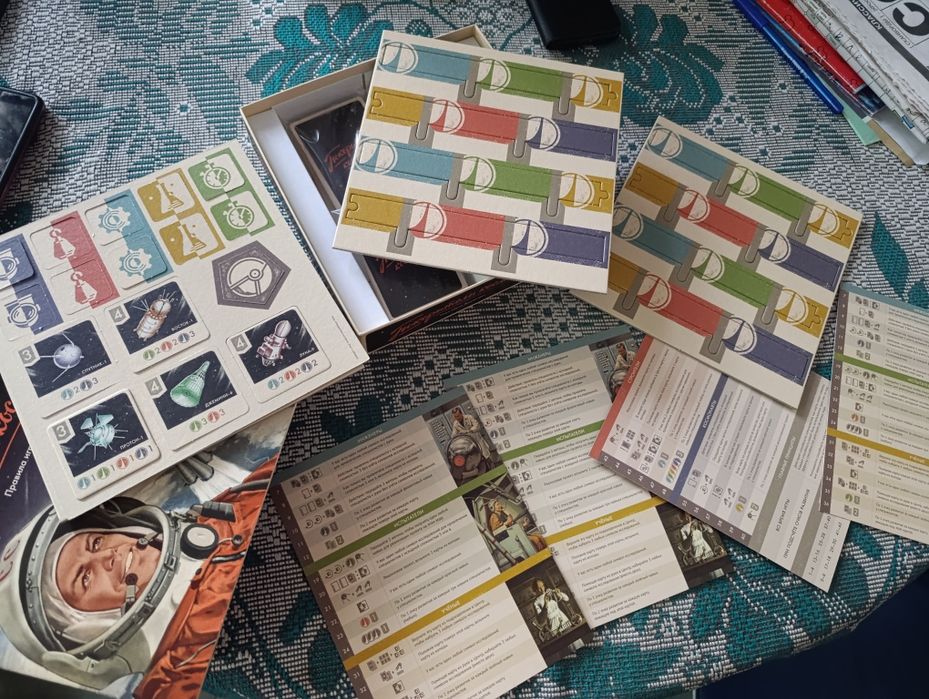 Настольная игра покорители космоса Юрий Гагарин