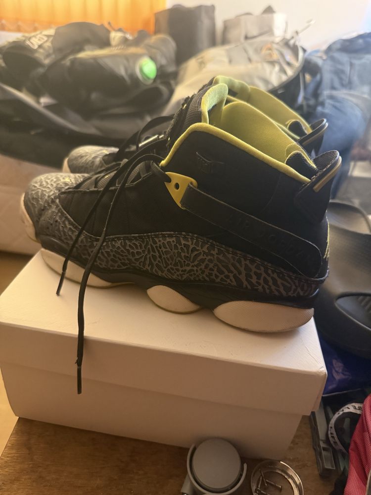 Air Jordan 6 rings Venom green