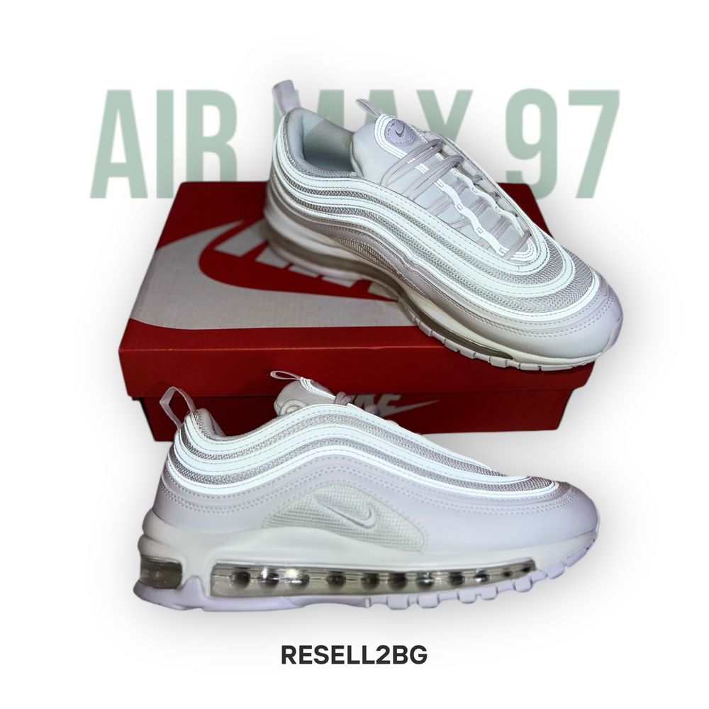 Nike air max 97 all white! НОВИ! ОРИГИНАЛ!