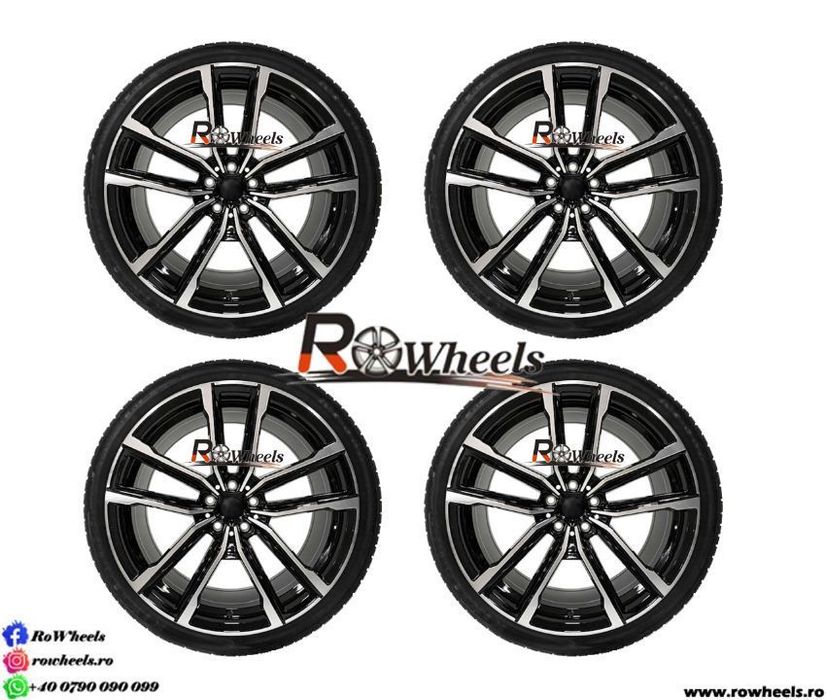 Jante BMW 20 R20 BMW F01 F02 F10 F12 F13 E60 Seria 5 seria7 X3 X4 black anvelope vara