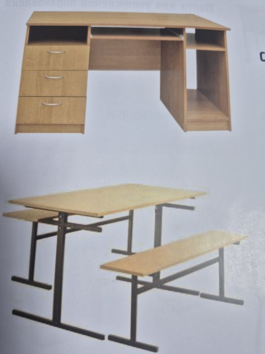 Стол шестиместный