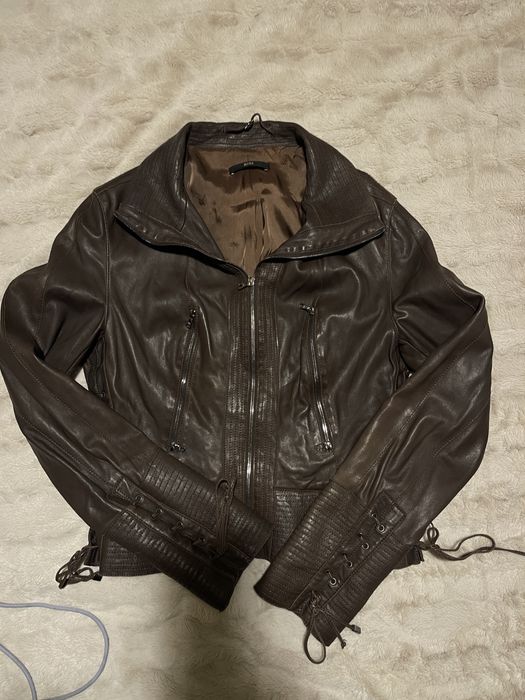 Яке от естествена кожа Boss