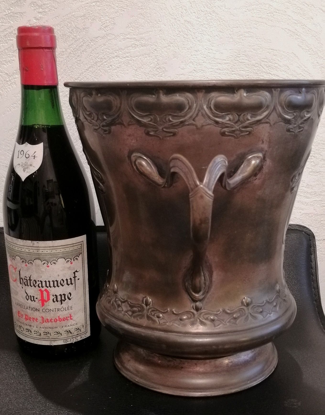 Антикварный кулер для вина и шампанского 1900