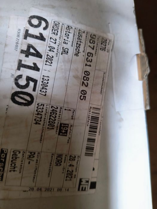 Lampa ceata față Dr Porsche boxster 987 noua