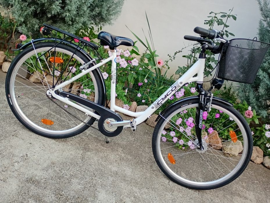 Bicicletă damă CYCO,cu 7 vit Nexus,frână picior !
