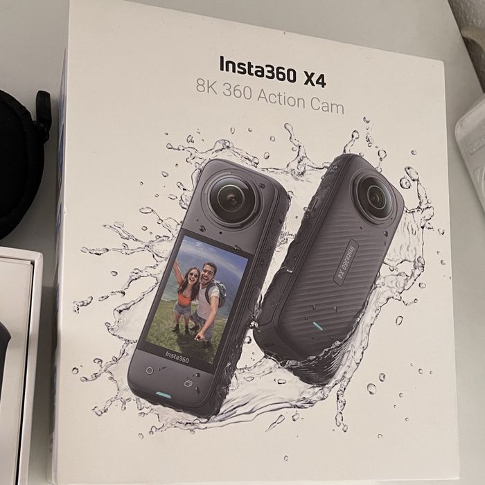 Camera video sport Insta360 X4 8K, 360°, Negru