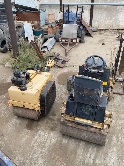 Каток 2х тонный и ручной каток