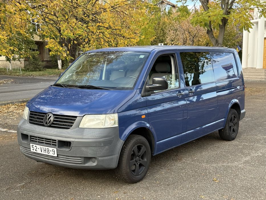 VW Transporter T5 1.9 Tdi Modelul Lung cu 6 Locuri si Marfa