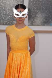 Ținuta dans sportiv /rochie pentru fetiță 10-11ani , clasa E